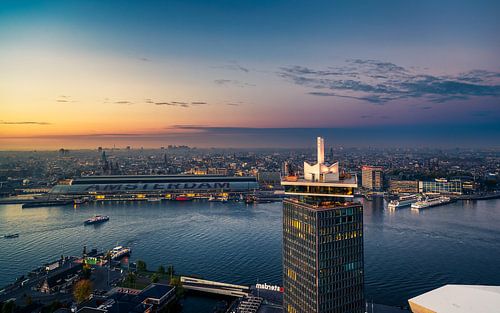 Amsterdam skyline