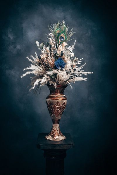 Trockenblumenstrauß &quot;Blue Savanna&quot; von Steffen Gierok