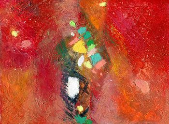 Modern Abstrakt - Rood - 3