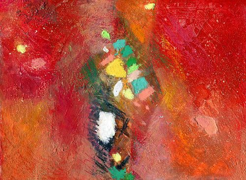 Modern Abstrakt - Rood - 3