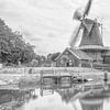 Pelmolen ter Horst Rijssen monochrome von Han Kedde