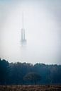 Television tower Hilversum in the fog by Wolf Schouten thumbnail