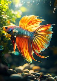 Schöne Betta Fische von R Pevitanada