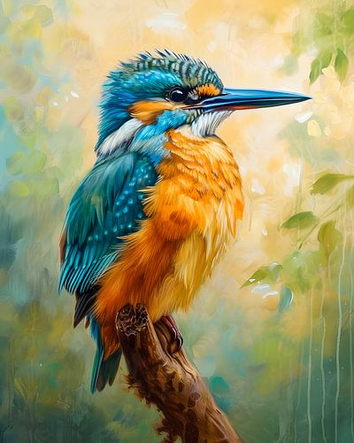 Portrait du martin-pêcheur