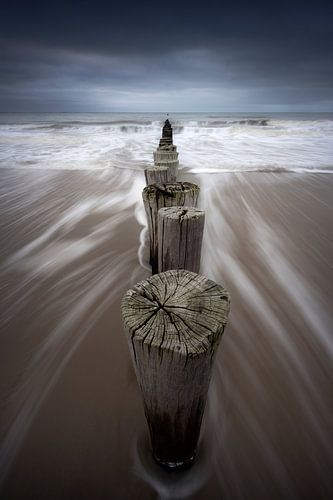 Wellenbrecher Zeeland von Thom Brouwer