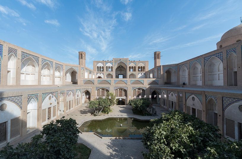 Iran: Agha Bozorgmosque (Kashan) by Maarten Verhees