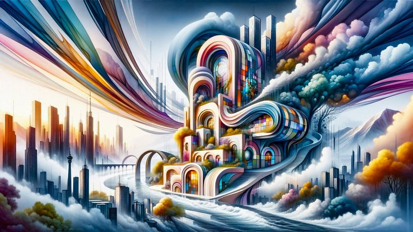 City Architecture Harmony 4 by Max Steinwald
