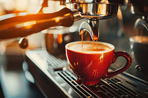 eine Tasse Kaffee oder Cappuccino