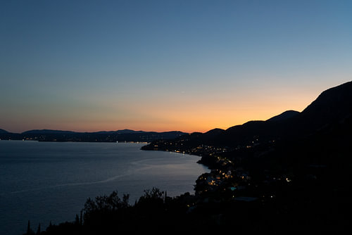 Coucher de soleil grec