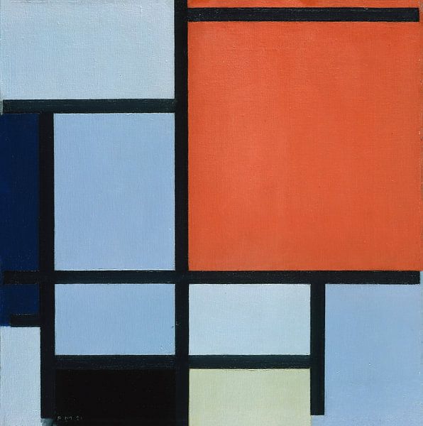 Compositie (1921), Piet Mondriaan van Meesterlijcke Meesters