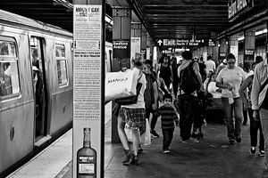 New York, Brooklyn, U-Bahn Bedford von Ton de Zwart