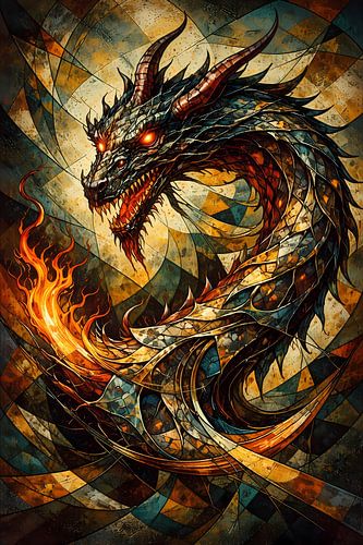 Draak Kubisme