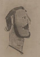 En profil portret, man