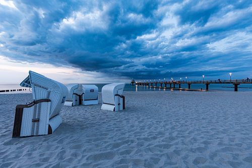 Pier in the Baltic seaside resort of Zingst on the Baltic Sea by Werner Dieterich