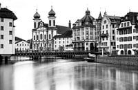 Lucerne in black & white by Ilya Korzelius thumbnail