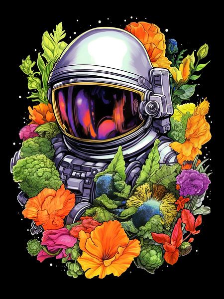 Bloesems in de kosmos van novac dolazy