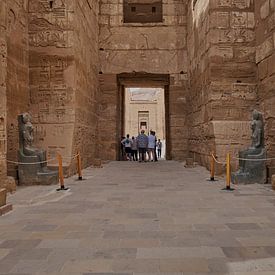 Temple mortuaire de Ramsès III à Médinet Habou à Louxor, en Égypte. sur Mohamed Abdelrazek