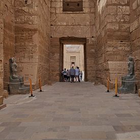 Totentempel von Ramses III. in Medinet Habu in Luxor, Ägypten von Mohamed Abdelrazek