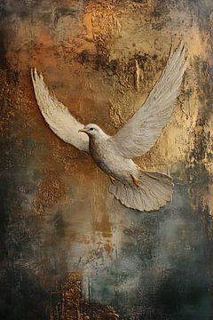 Schilderij gouden eeuw | Renaissance Schilderij | Vogel Schilderij van AiArtLand