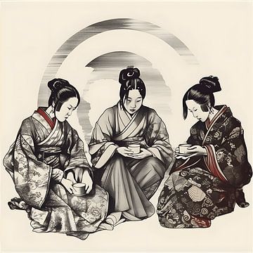 Geisha vrouwen in opleiding van LidyStuit