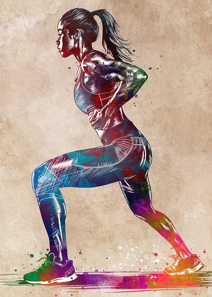 Fitness sport art #fitness by JBJart Justyna Jaszke