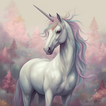 Einhorn-Malerei