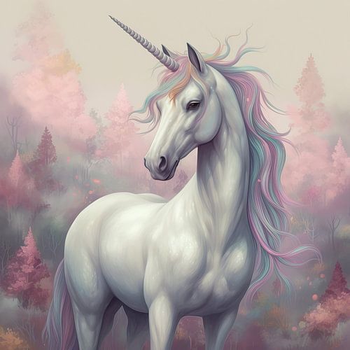 Einhorn-Malerei