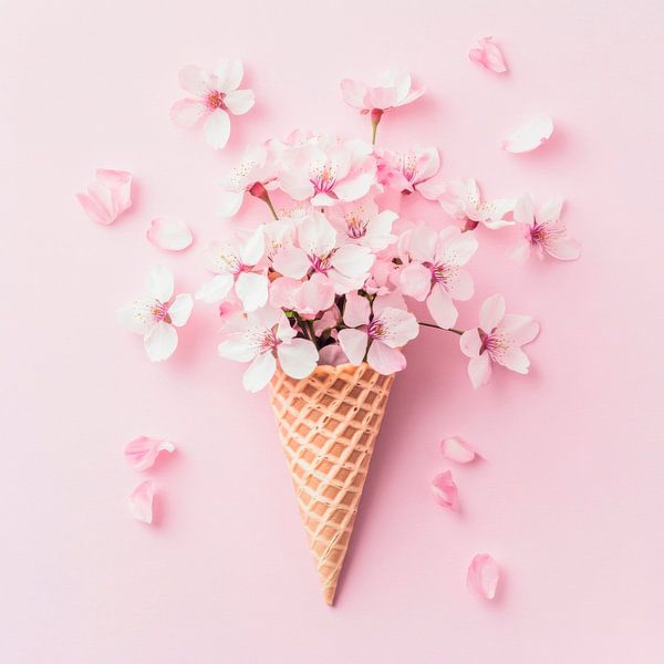 Blüten-Eiscreme von Poster Art Shop