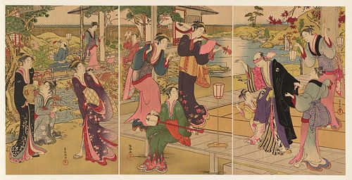 Motif from "Selected Masterpieces of the Ukiyo-e School"