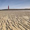 Windstructuur op het Strand van Texel van Ad Jekel