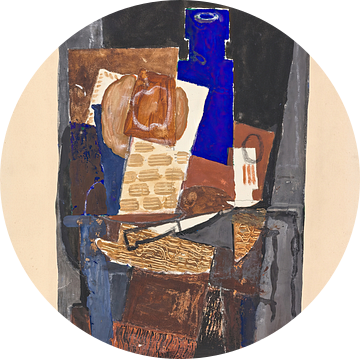 Louis Marcoussis - Stilleven met mes (1920)