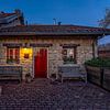 A charmingly lit half-timbered cottage in South Limburg by John Kreukniet