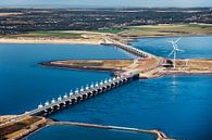 Photo aérienne de Oosterscheldekering barrière contre les inondations par Frans Lemmens Aperçu