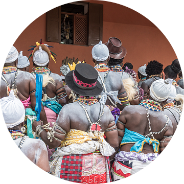 Vrouwen vieren een oogstfeest in West-Afrika | Benin van Photolovers reisfotografie