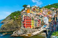 Cinque Terre, Italie - Vue d'ensemble du village de Riomaggiore par Ivo de Rooij Aperçu