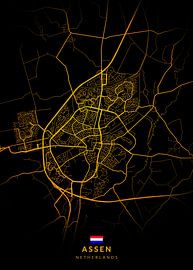 Assen City Map by Kenda Maruyama