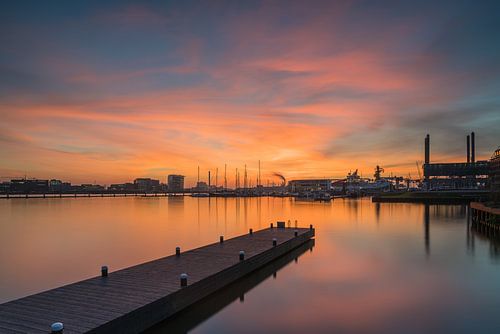 NDSM zonsondergang