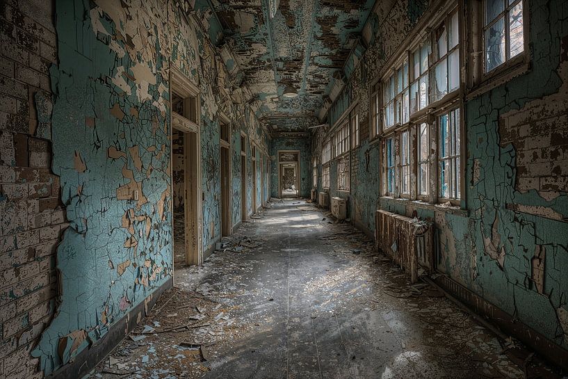 Lost Places: Hallway by Poster Art Shop