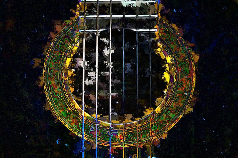 Abstrakte Gitarre von Maurice Dawson