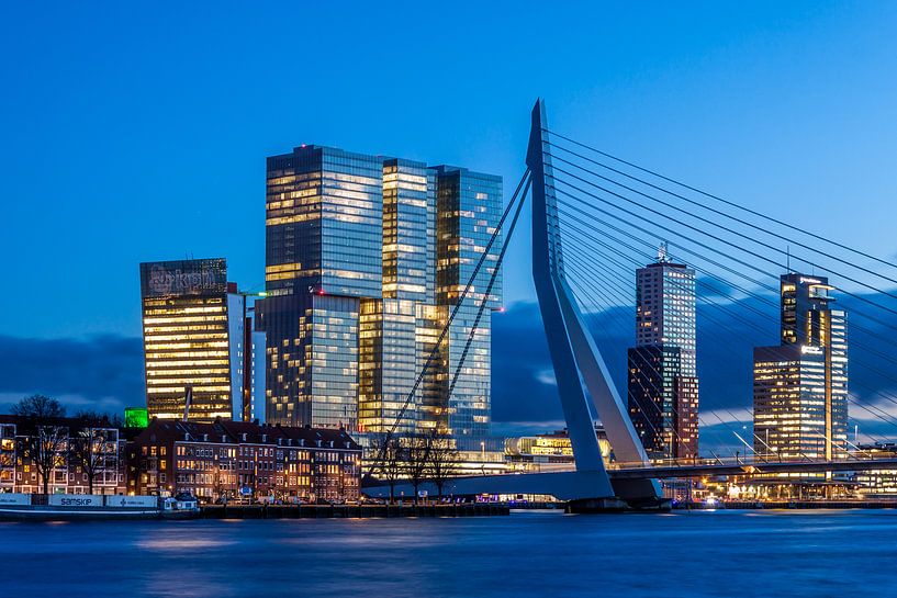 Erasmusbrug De Rotterdam par Havenfotos.nl(Reginald van Ravesteijn)