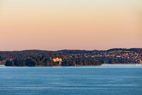 Mainau Island with the castle on Lake Constance by Werner Dieterich