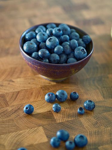 Heerlijk ontbijt met bosbessen