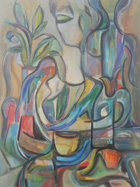 Woman with Shoe by Gerda Ursula Roos
