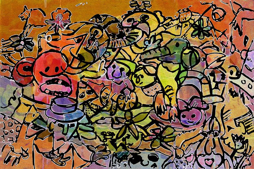 Une journée haute en couleurs par Henk van Os