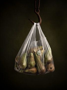 New harvest - Bag full of pears by Mariska Vereijken