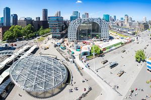 Halle du marché en construction