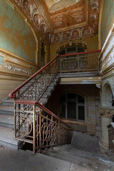 staircase in details by Jan van de Riet