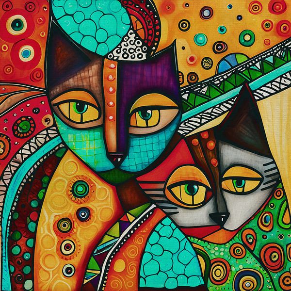 Portrait de chat mignon par Jan Keteleer