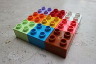 Nine (9) square toy blocks colourful (rotation 4) by hou2use thumbnail