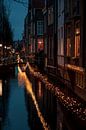 Christmas canals Delft by Gijs Koene thumbnail